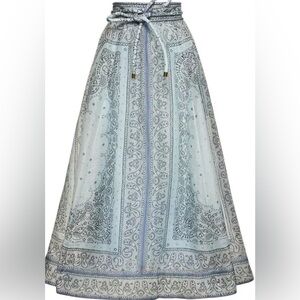 Beautiful Zimmermann
Matchmaker Paisley Linen-Silk skirt-NEW size 0